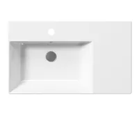 GSI KUBE X keramické umyvadlo 80x47cm, s odkládací plochou vpravo, bílá ExtraGlaze (6)