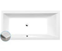 POLYSAN CLEO SLIM obdélníková vana 180x90x48cm, bílá
