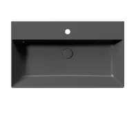 GSI KUBE X keramické umyvadlo 80x47cm, černá mat (3)