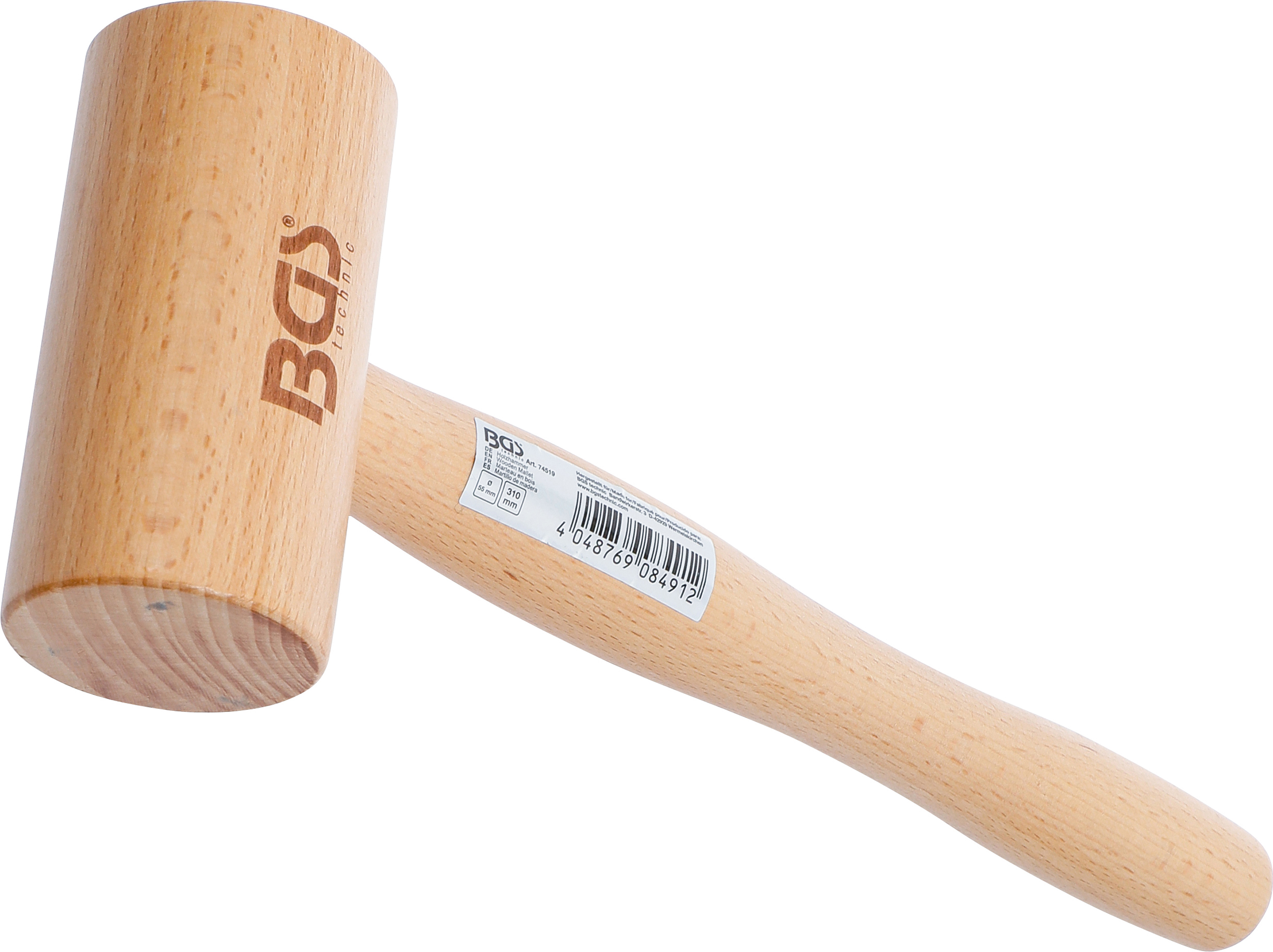 Bgs dřevěná palička,  o 55 mm,  180 g bs74519