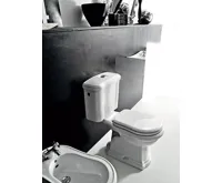 KERASAN RETRO WC kombi mísa 38,5x72cm, spodní odpad, bílá (4)