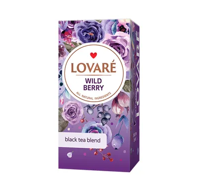 Čaj Lovaré Wild Berry (24 sáčků)