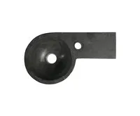 SAPHO BLOK kamenné umývátko 40x23cm, antracit (1)