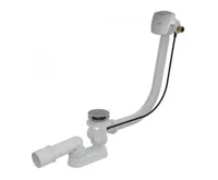 ALCAPLAST Sifon vanový automatický chrom s napouštěním přepadem 100cm ALCAPLAST Sifon vanový automatický chrom s napouštěním přepadem 100cm