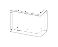 ROMOTOP Rámek IR2LH RAM12 krycí ROMOTOP Rámek IR2LH RAM12 krycí