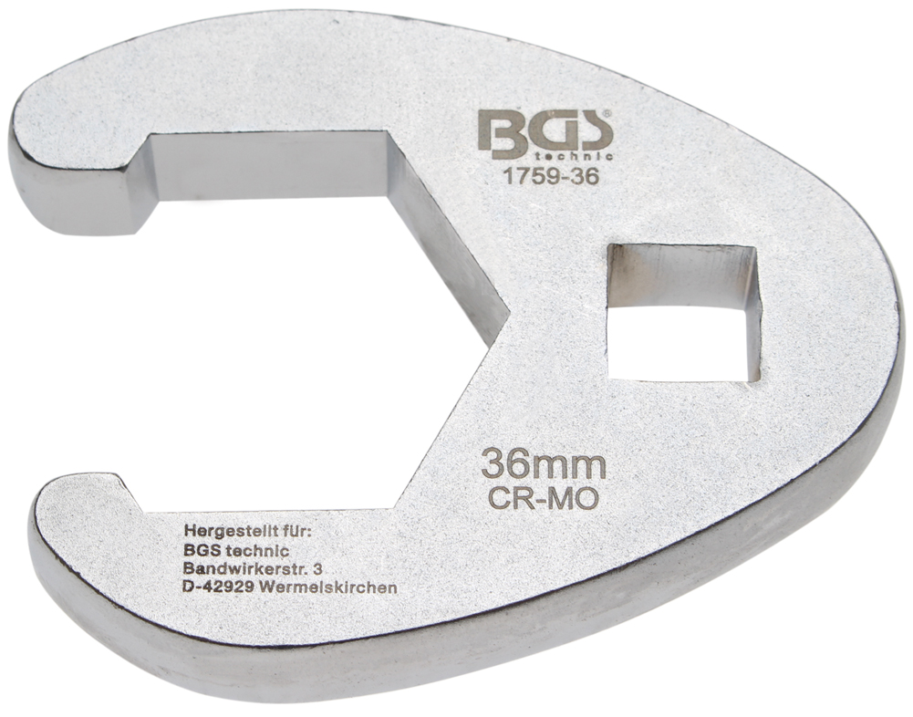 Bgs klíč plochý otevřený 1/2" 36 mm