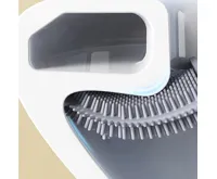 AQUALINE WC silikonová štětka závěsná/na postavení, bílá (7)