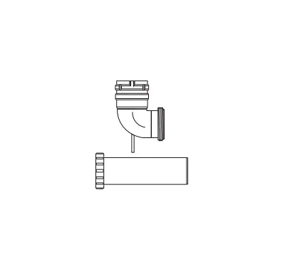 ALMEVA FLEX Koleno 87° pro vložkování  60mm ALMEVA FLEX Koleno 87° pro vložkování  60mm