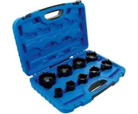 BGS Sada klíčů na matice se zářezy | vnější čep | KM4 - KM12 | 9 dílná (2)