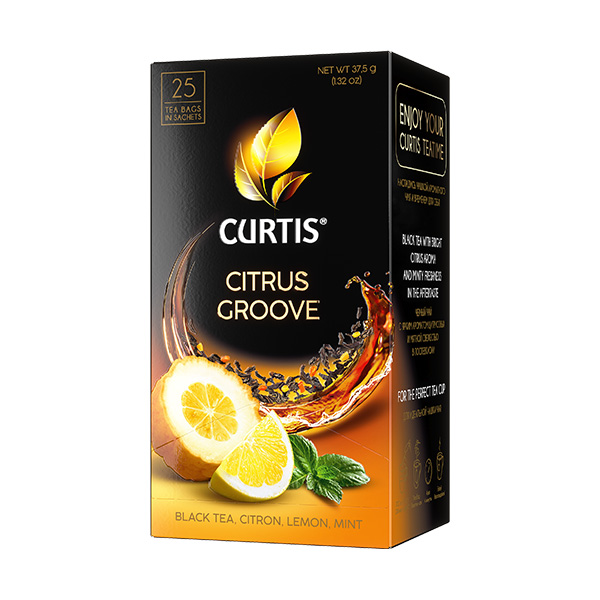 May Foods Čaj černý Curtis Citrus Groove (25 sáčků)