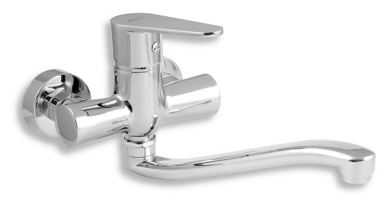 Novaservis dřezová umyvadlová baterie 100 mm titania fresh chrom - 96074,0