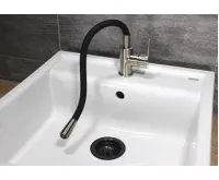 Eisl Flexo světle šedá / lesklý chrom (45)