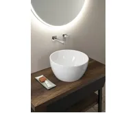 GSI PURA keramické umyvadlo na desku vysoké, průměr 42cm, bílá ExtraGlaze (3)