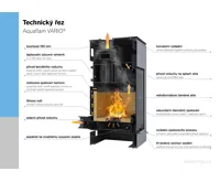 HS Flamingo Krbová kamna AQUAFLAM VARIO ® SAPORO 11/7kW šedá, elektronická regulace (8)