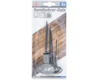 BGS Vrtáky do dřeva 2,0 - 5,0 mm, ruční, sada 4 díly (2)