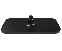 AQUALINE Hlavová sprcha, 200x350mm, ABS/černá mat (2)