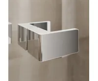 NOVEA sprchový kout, R 550, 90x90x200 cm, pantový, chrom ALU, sklo čiré 6 mm, EC (1)