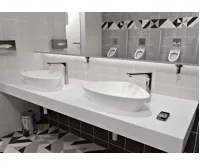 CREAVIT Senzorová vysoká stojánková baterie 230V AC / 6V DC (4xAA), chrom (4)