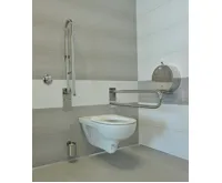 SAPHO HANDICAP opěrné pevné madlo tvar U 813mm, nerez lesk (8)