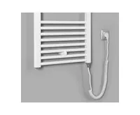 AQUALINE DIRECT-E elektrické otopné těleso rovné 450x1320 mm, 400 W, bílá (1)