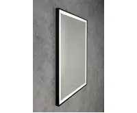 AQUALINE CORNA zrcadlo s LED osvětlením 60x80cm, dotykový senzor, stmívatelné, černá mat (6)