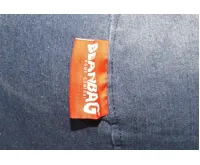 Sedací vak Jeans Round blue (2)