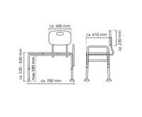 RIDDER HANDICAP lavice do vany, bílá (8)