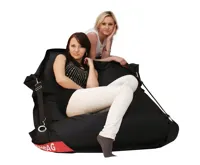 Sedací pytel 189x140 comfort s popruhy black
