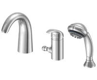 AQUALINE KASIOPEA tříprvková baterie na okraj vany, chrom AQUALINE KASIOPEA tříprvková baterie na okraj vany, chrom