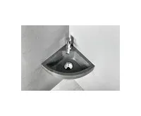 SAPHO BLOK kamenné umývátko rohové 30x30cm, antracit (1)