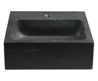 SAPHO BLOK kamenné umývátko 30x30cm, antracit (3)