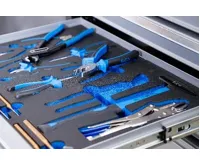 BGS Vložka do dílenského vozíku 3/3: sada kladiv, kleští a vyrážečů závlaček, 17dílná (2)