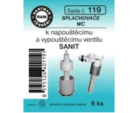 Hartman Sada č. 119: sada k nap. a vyp..ventilu - WC - SANIT