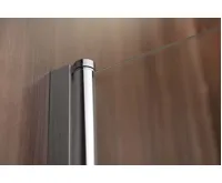 AQUALINE VILMA vanová zástěna 600x1400mm, chrom, levá, sklo matné (5)