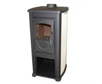 BELLA THALIA, krbová kamna OKTA ECO, teplovzdušná 3,9 kW, krémová BELLA THALIA, krbová kamna OKTA ECO, teplovzdušná 3,9 kW, krémová