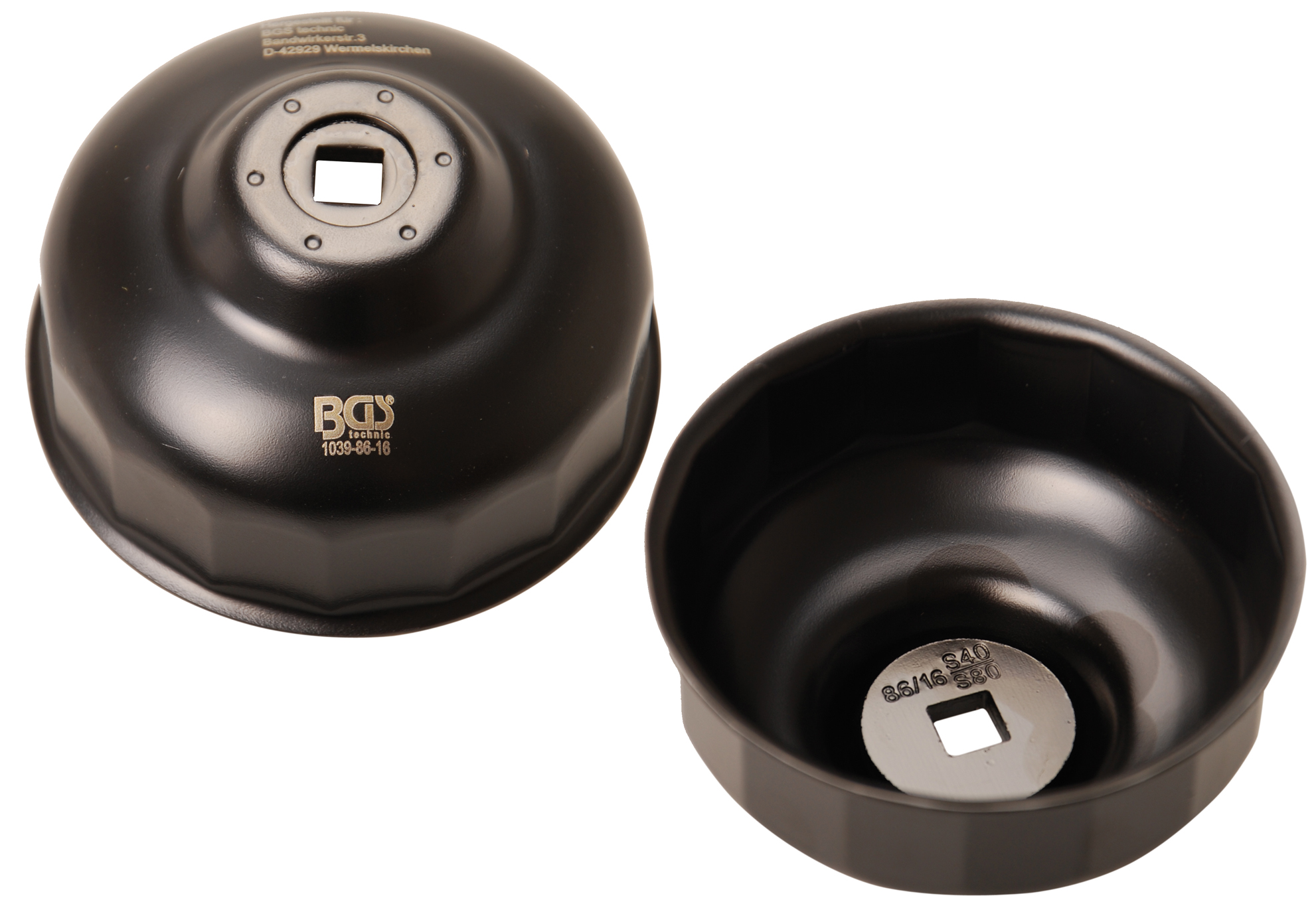 Bgs hlavice na povolování olejových filtrů 86 mm, 16ti hran