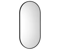 SAPHO AROWANA oválné zrcadlo v rámu 45x90cm, černá mat SAPHO AROWANA oválné zrcadlo v rámu 45x90cm, černá mat