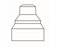 ALMEVA STARR protidešťová manžeta pro ukončovací trubku  80/250