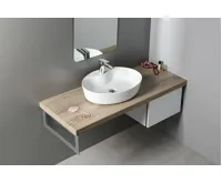 SAPHO MARIANA keramické umyvadlo na desku, 58x41,5cm, bílá (4)