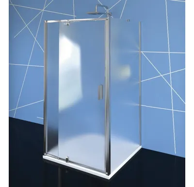 POLYSAN EASY třístěnný sprchový kout 800-900x900mm, pivot dveře, L/P varianta, sklo Brick