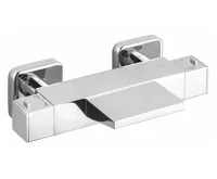 SAPHO DIMY nástěnná vanová termostatická baterie, kaskáda, chrom