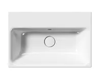 GSI NUBES keramické umyvadlo 60x40cm, broušená spodní hrana, bez otvoru, bílá ExtraGlaze (5)
