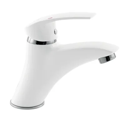 NOVASERVIS Umyvadlová baterie bez výpusti Metalia 57 bílá - 57002/1,1