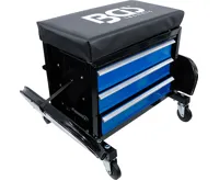 BGS Pojízdné dílenské sedátko, se 3 zásuvky (3)