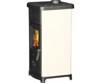 PLAMEN Litinová krbová kamna MAESTRAL N - béžová (1)