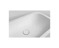 SILFRA IMPALA umyvadlová výpust 5/4“, click-clack, Rockstone zátka, bílá mat (1)