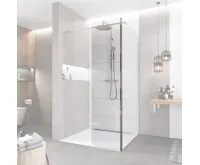 Sprchová stěna WALK IN, Novea, 50 x 200 cm, chrom ALU, sklo Čiré Sprchová stěna WALK IN, Novea, 50 x 200 cm, chrom ALU, sklo Čiré