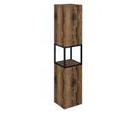 SAPHO SKARA skříňka 35x171x32cm, 2x dvířka, levá/pravá, černá mat/dub Collingwood SAPHO SKARA skříňka 35x171x32cm, 2x dvířka, levá/pravá, černá mat/dub Collingwood