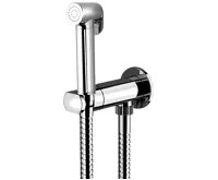 SAPHO Podomítková bidetová baterie se Stop sprškou, kulatá, progresivní kartuše, chrom