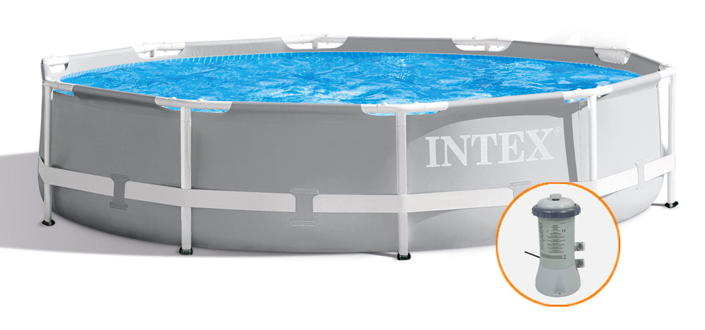 Intex bazén prism frame 305 x 76 cm s kartušovou filtrací - 26702